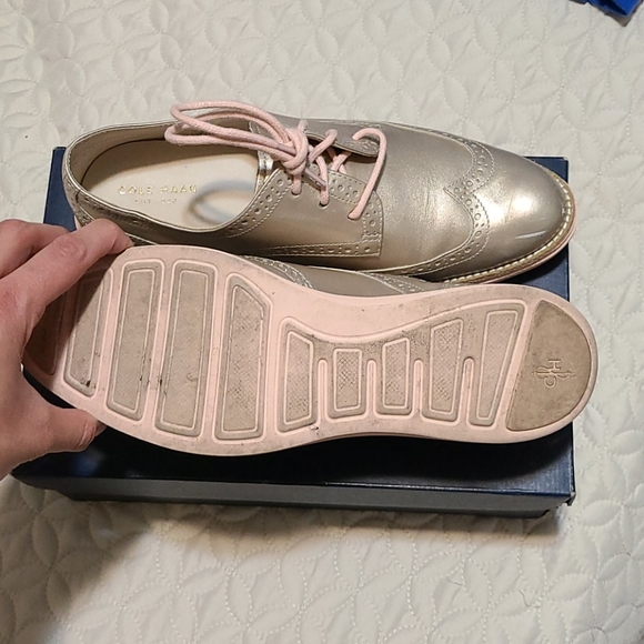 Cole Haan lunargrand wing tip size 8W - Picture 5 of 6